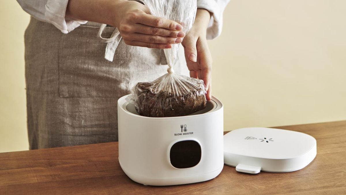 最短2タッチでほったらかし調理、毎日使いやすい低温調理器「スロー 